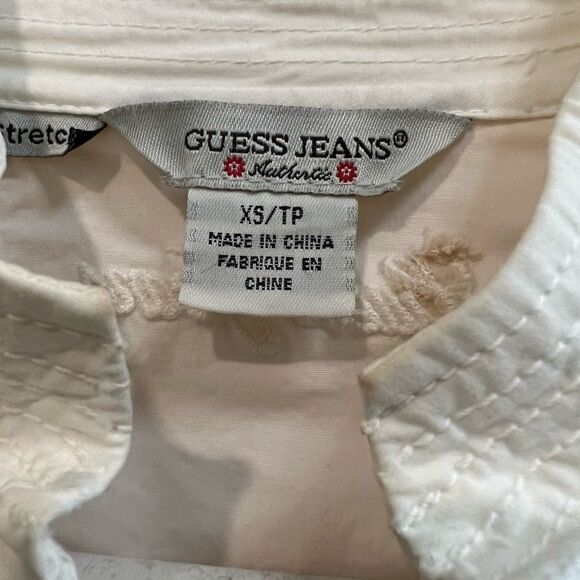Vintage white Guess jacket size XS - Picture 5 of 8